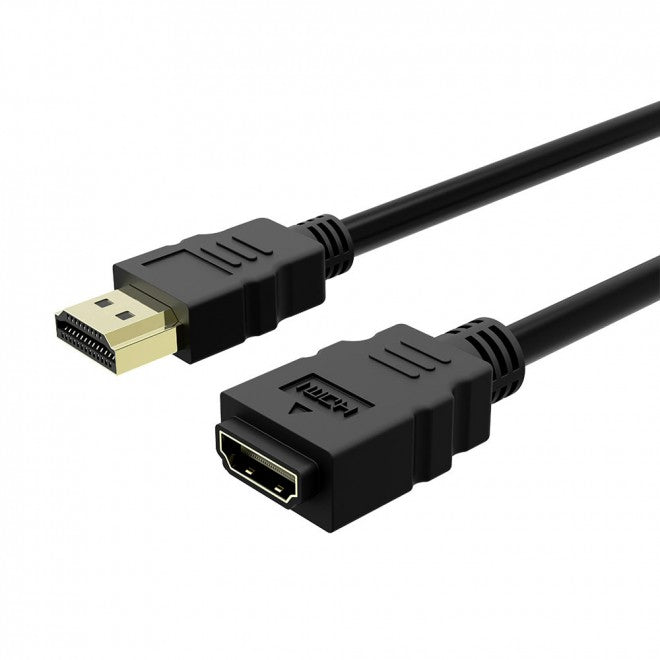 SIMPLECOM CAH310 1.0M High Speed HDMI Extension Cable UltraHD M/F (3.3ft)