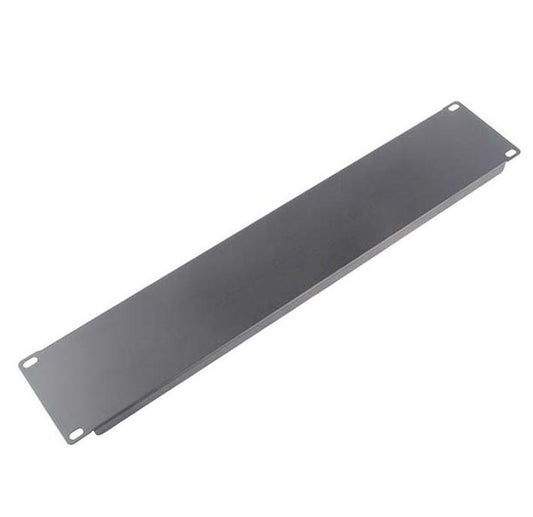 LDR 2U 19' Blanking Panel - Rack Mountable 19' - Black Metal Construction