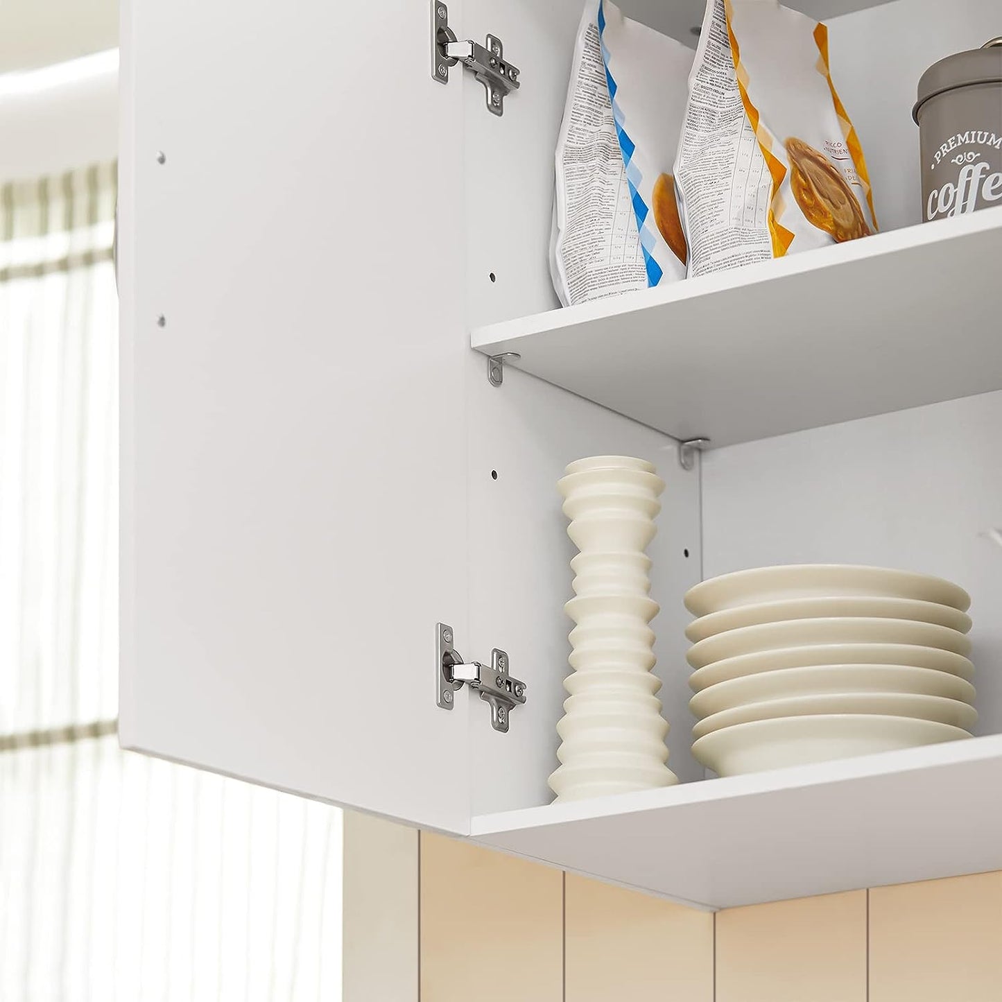 Wall Cabinets Storage, White