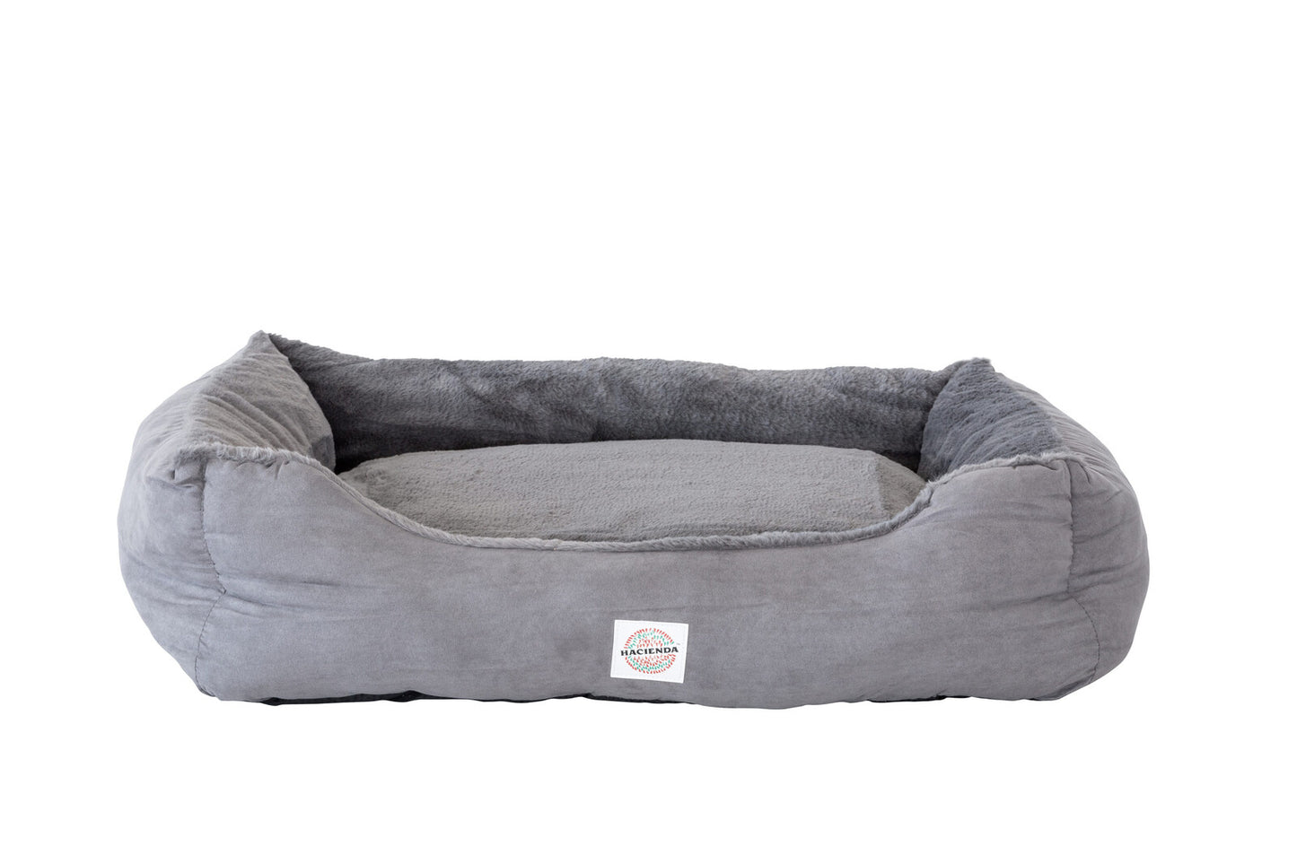 Easy to Clean Heated Rabbit Faux Fur Covering Pet Bed - Small