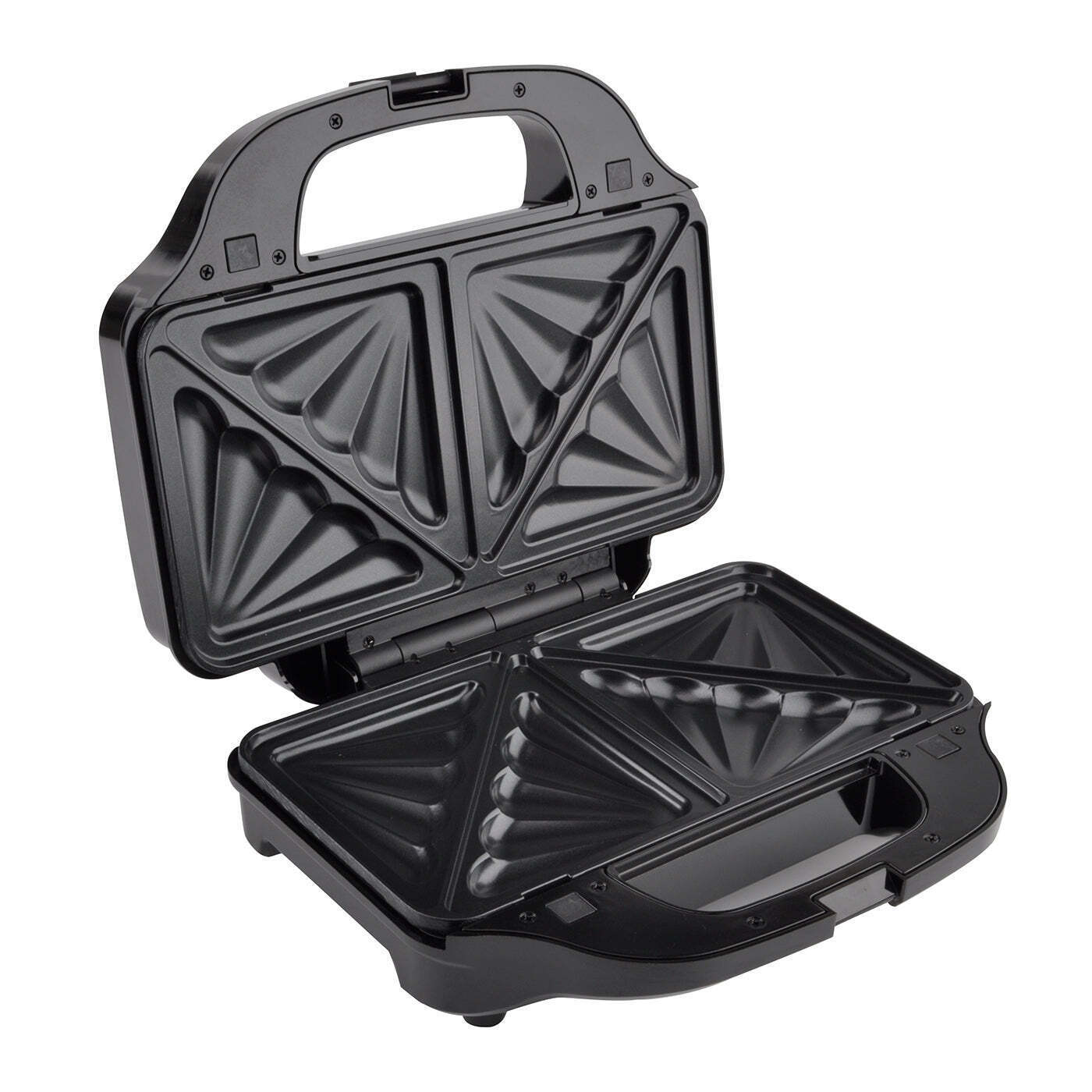 Sandwich Press w/ 3 Interchangeable Plates Incl Toasties & Waffles