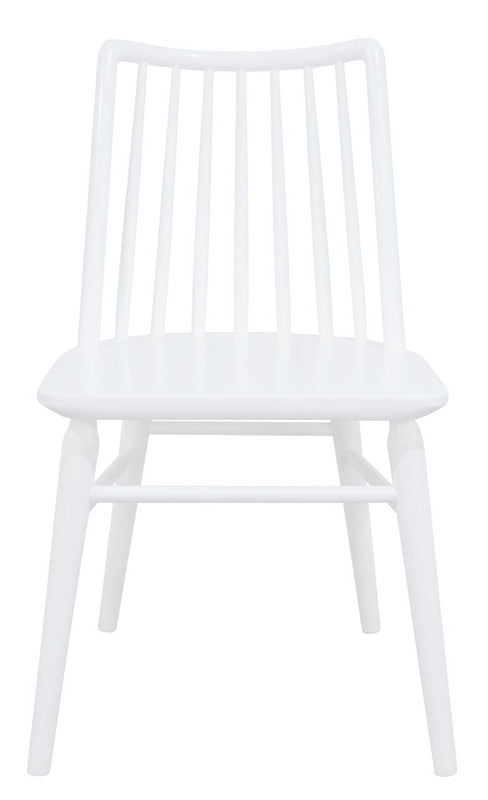 Riviera Solid Oak Dining Chair - Set of 2 (White)