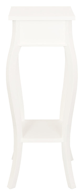 Cabriole Leg Plant Stand (White)