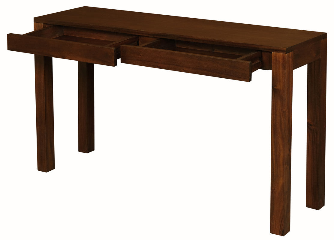 Amsterdam 2-Drawer Sofa Table - Mahogany