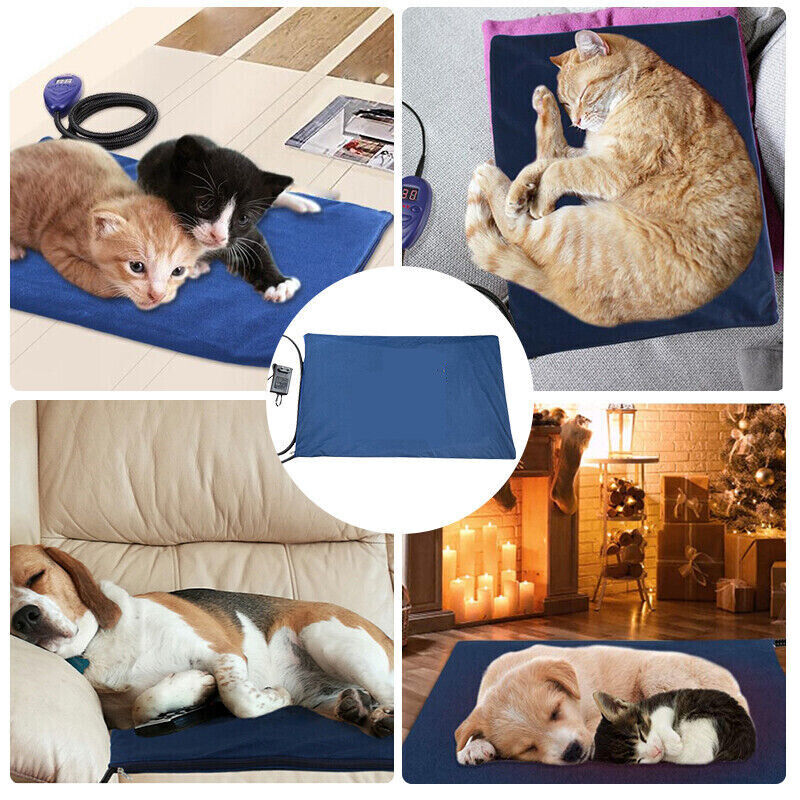 HomeMyGarden Pet Heat Pad: Waterproof Heating Mat for Cat Dog Bed | Chew Resistant XL