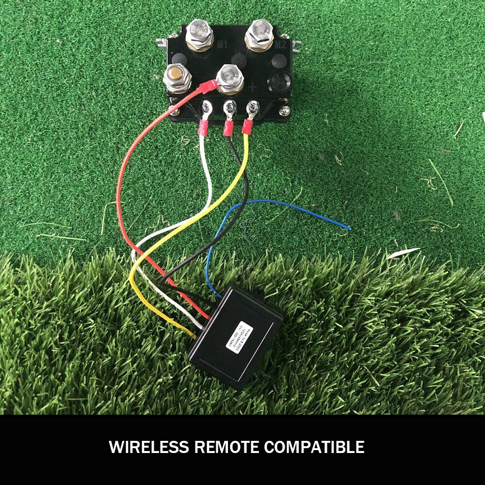 Winch Solenoid Relay Wiring Controller 500A 12V and 150ft Wireless Remote