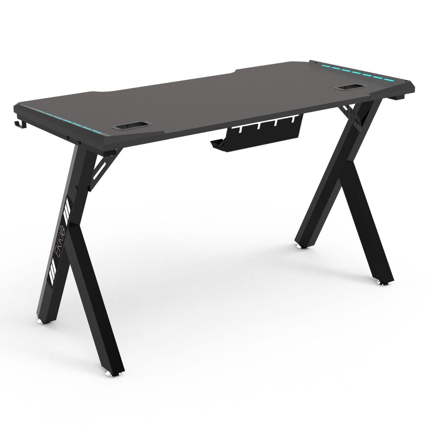 RGB Gaming Desk Y Shape Black 120cm