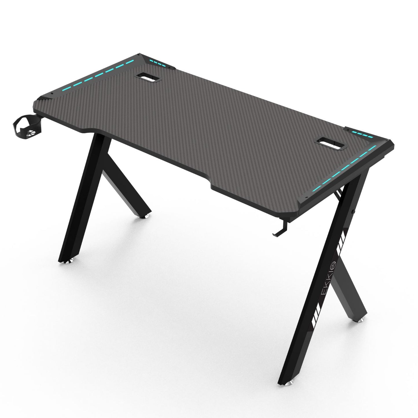 RGB Gaming Desk Y Shape Black 120cm