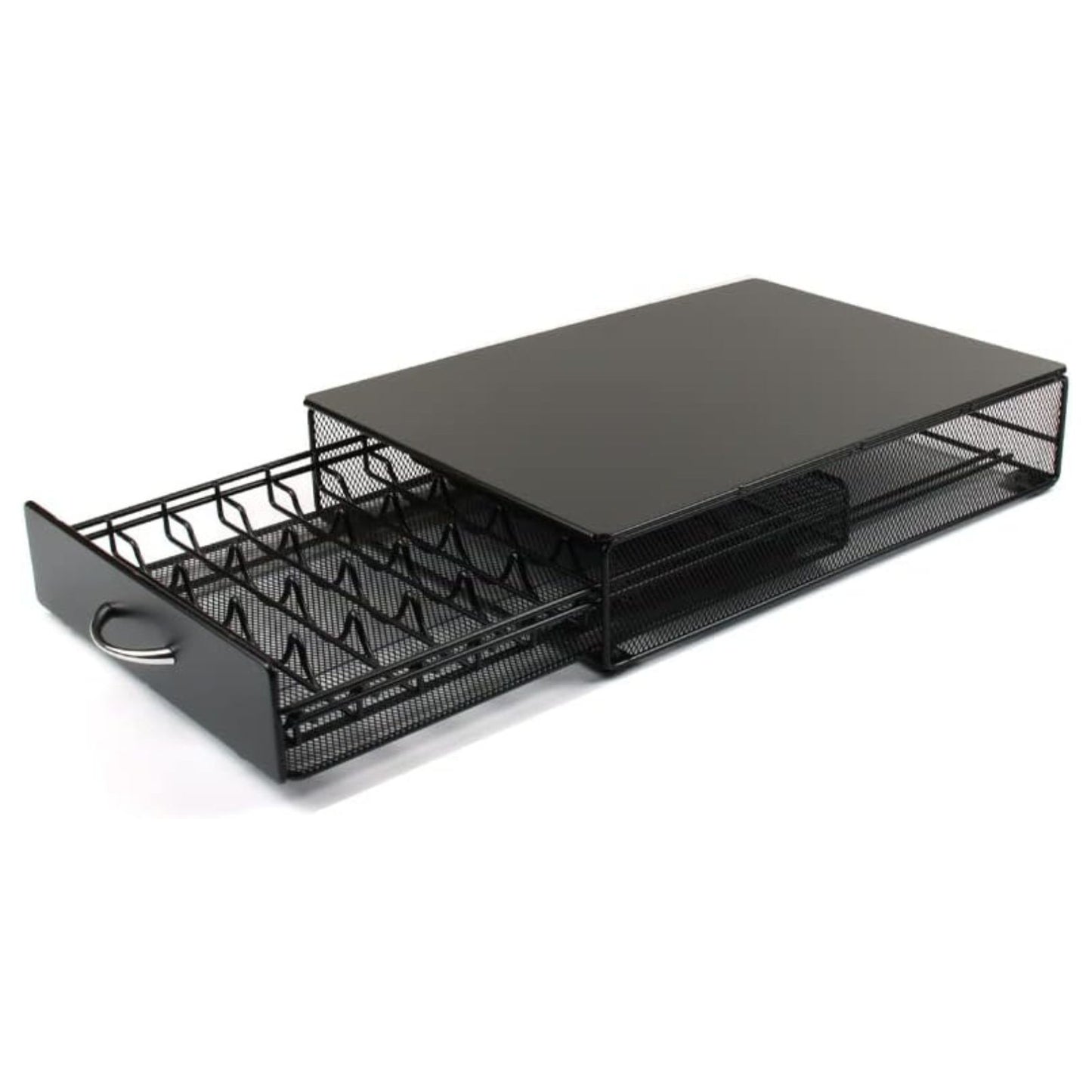 Coffee Pod Holder Drawer Storage with Vertuoline Stores 40 Pods (Black)