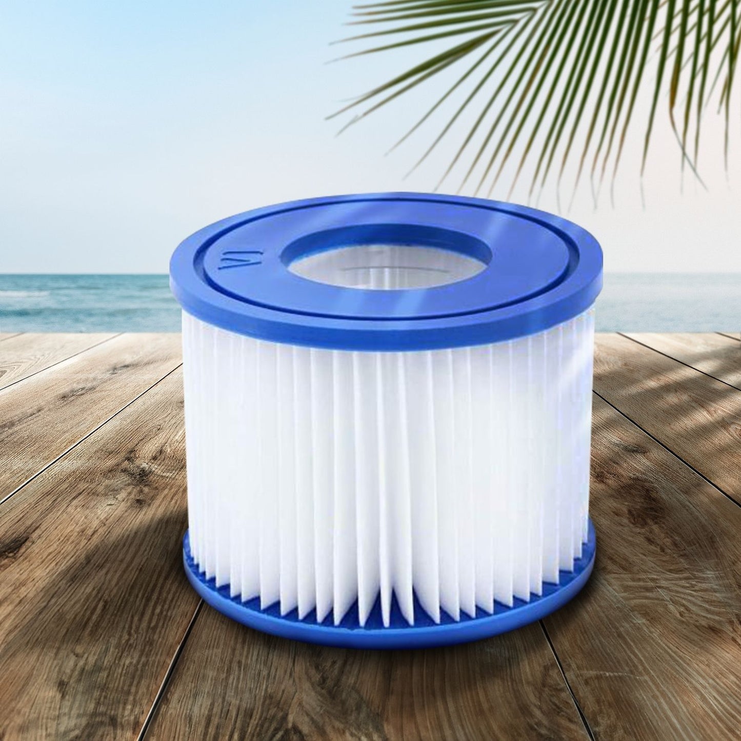 8 Pack Hot Tub Spa Filter Replacement Cartridge Size ? (Blue and White)