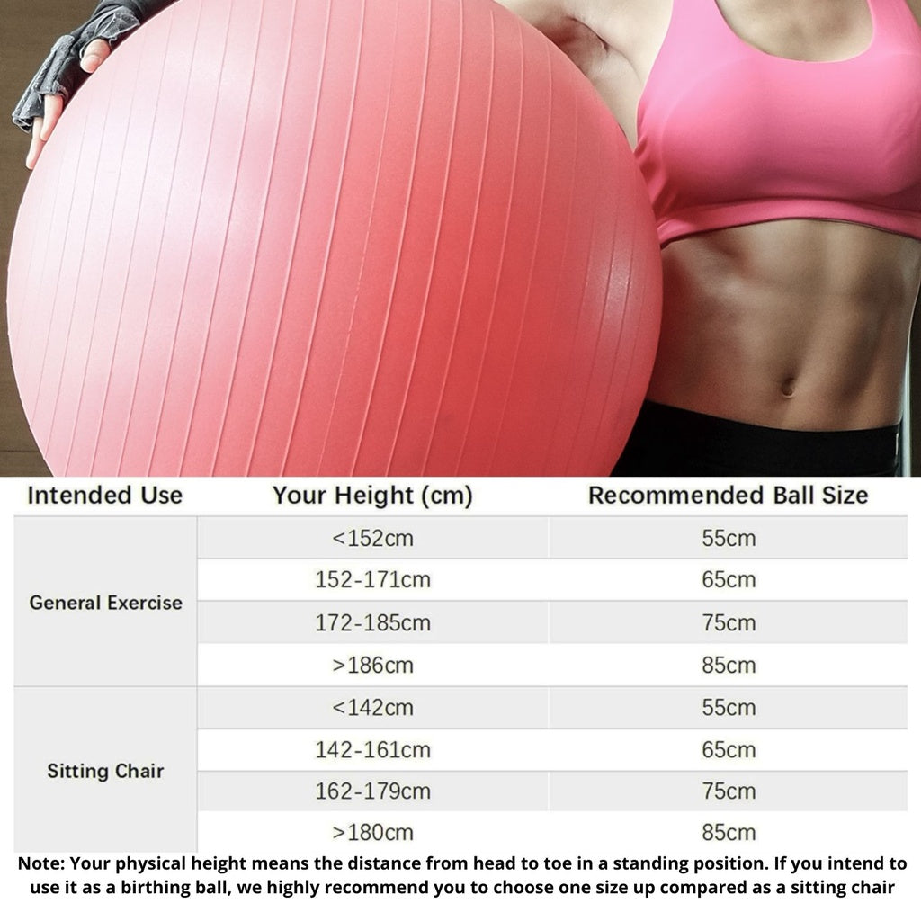 Yoga Ball 75cm (Red)