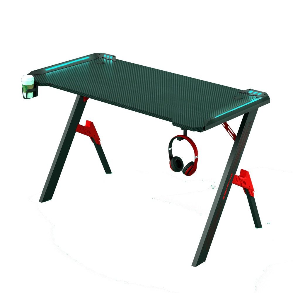 Gaming Desk 140cm Desktop PC Computer Racing Table Office Laptop Home AU D2105