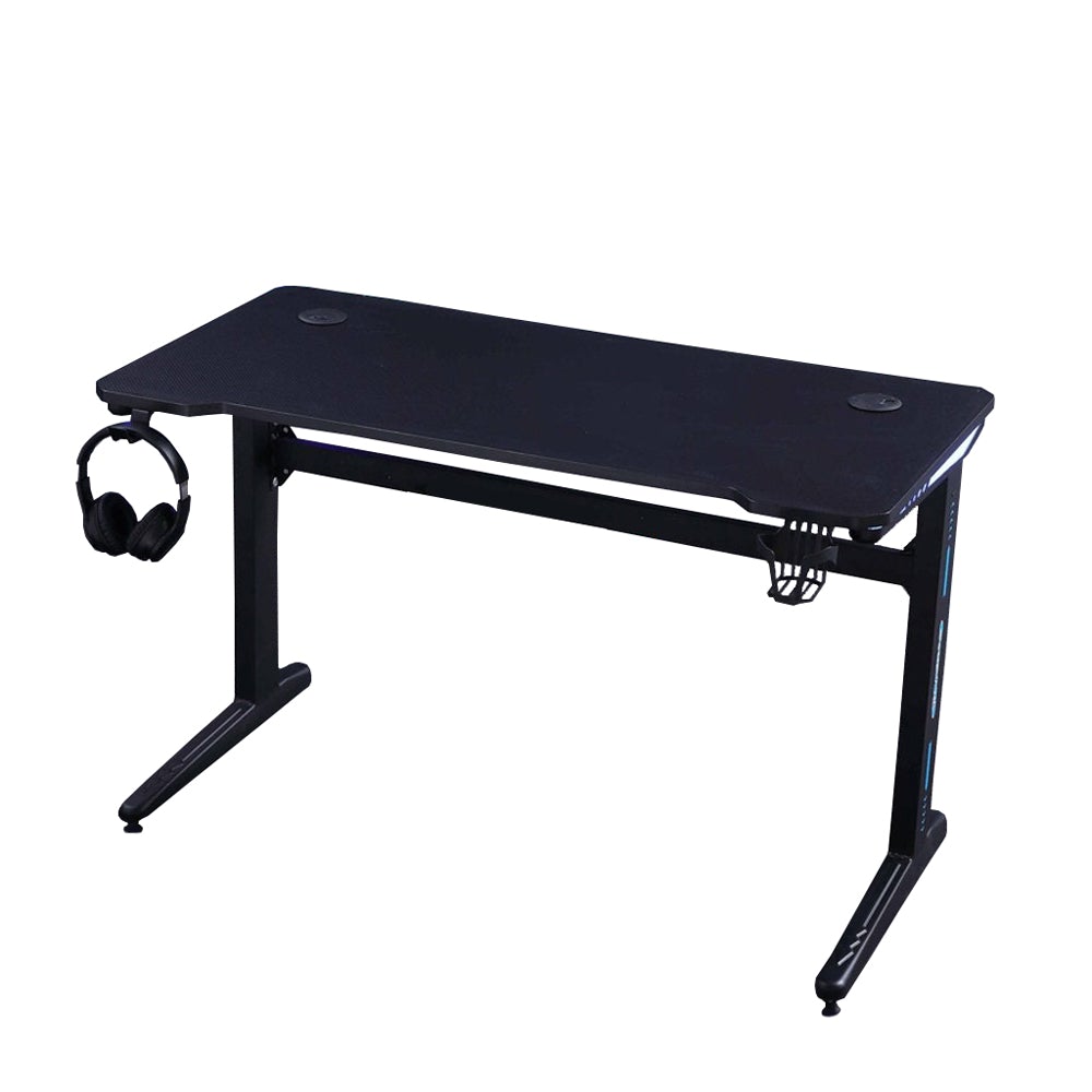 Gaming Desk 140cm RGB Desktop PC Computer Racing Table Office Laptop Home AU