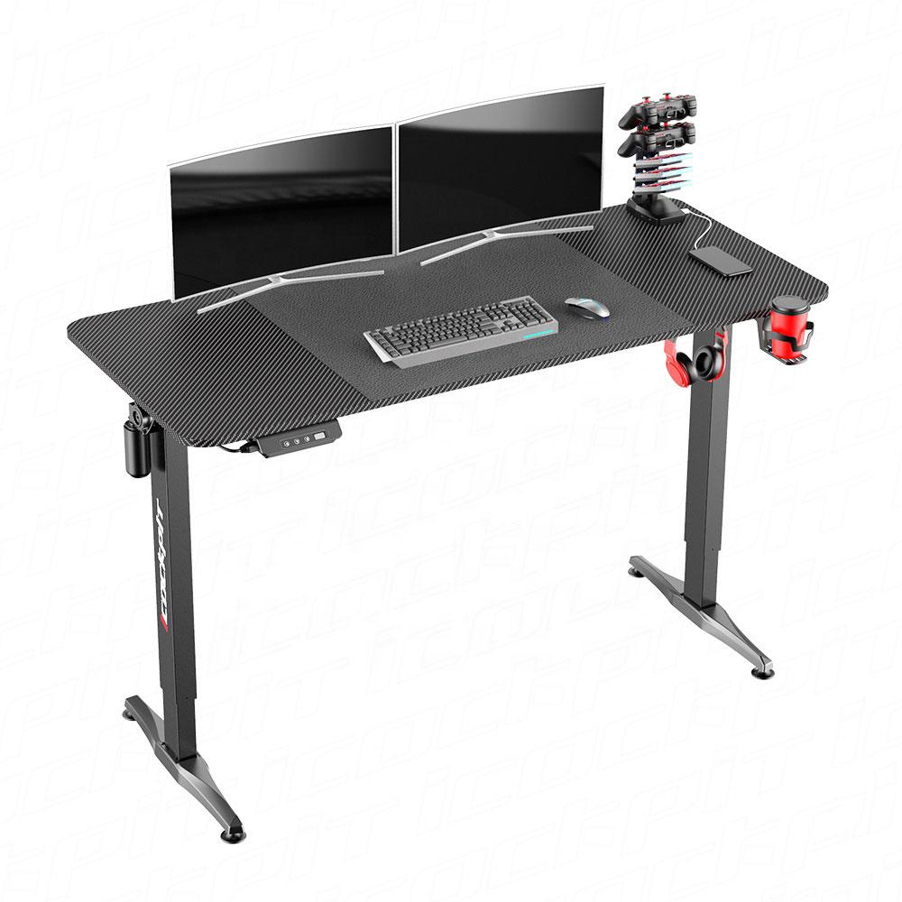 Gaming Standing Desk Home Office Lift Adjustable Sit-to-Stand Motorized - 1160