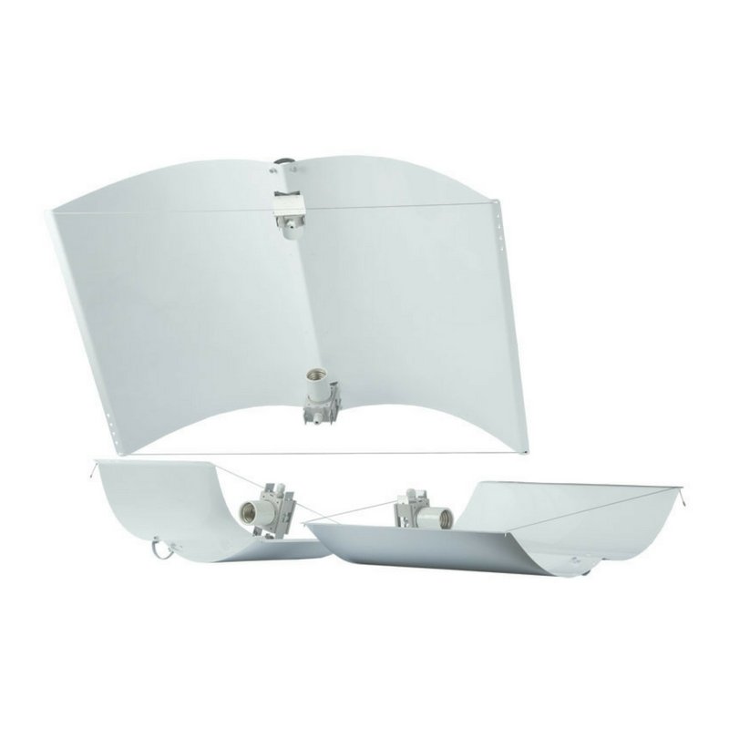 Defender Adjusta Wing Reflector With Lamp Holder - 70 X 55cm for smaller grow spaces