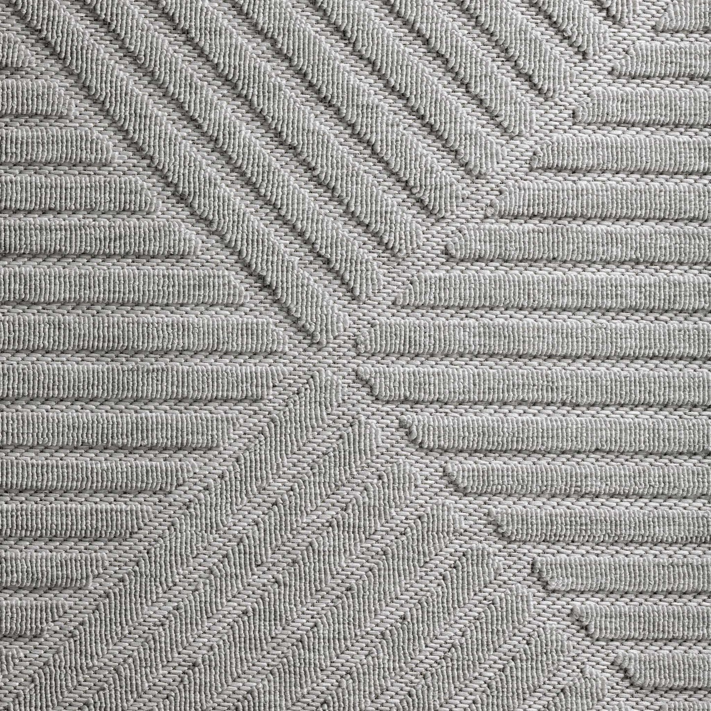 Outdoor Rug - Light Grey - 120x170