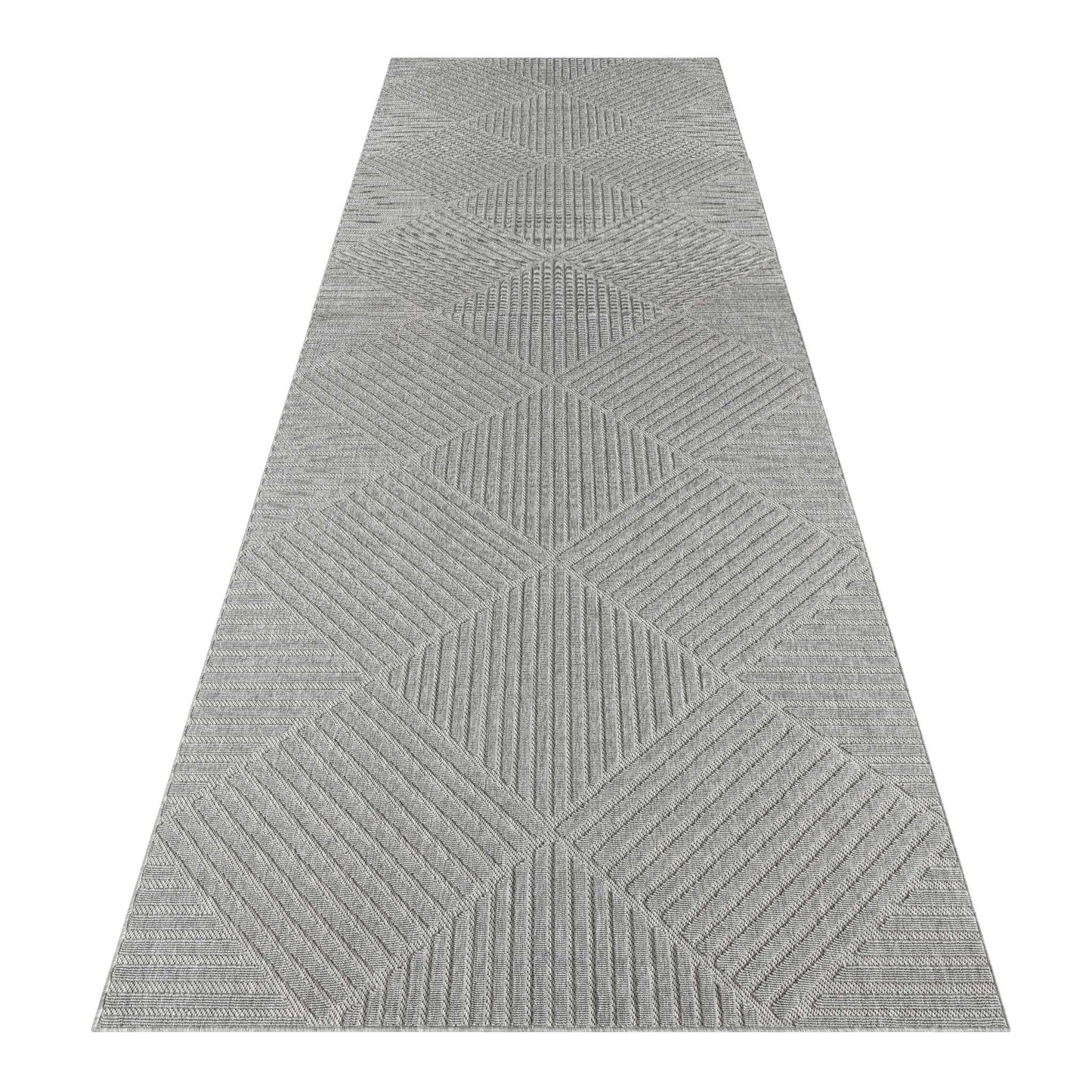 Outdoor Rug - Light Grey - 120x170