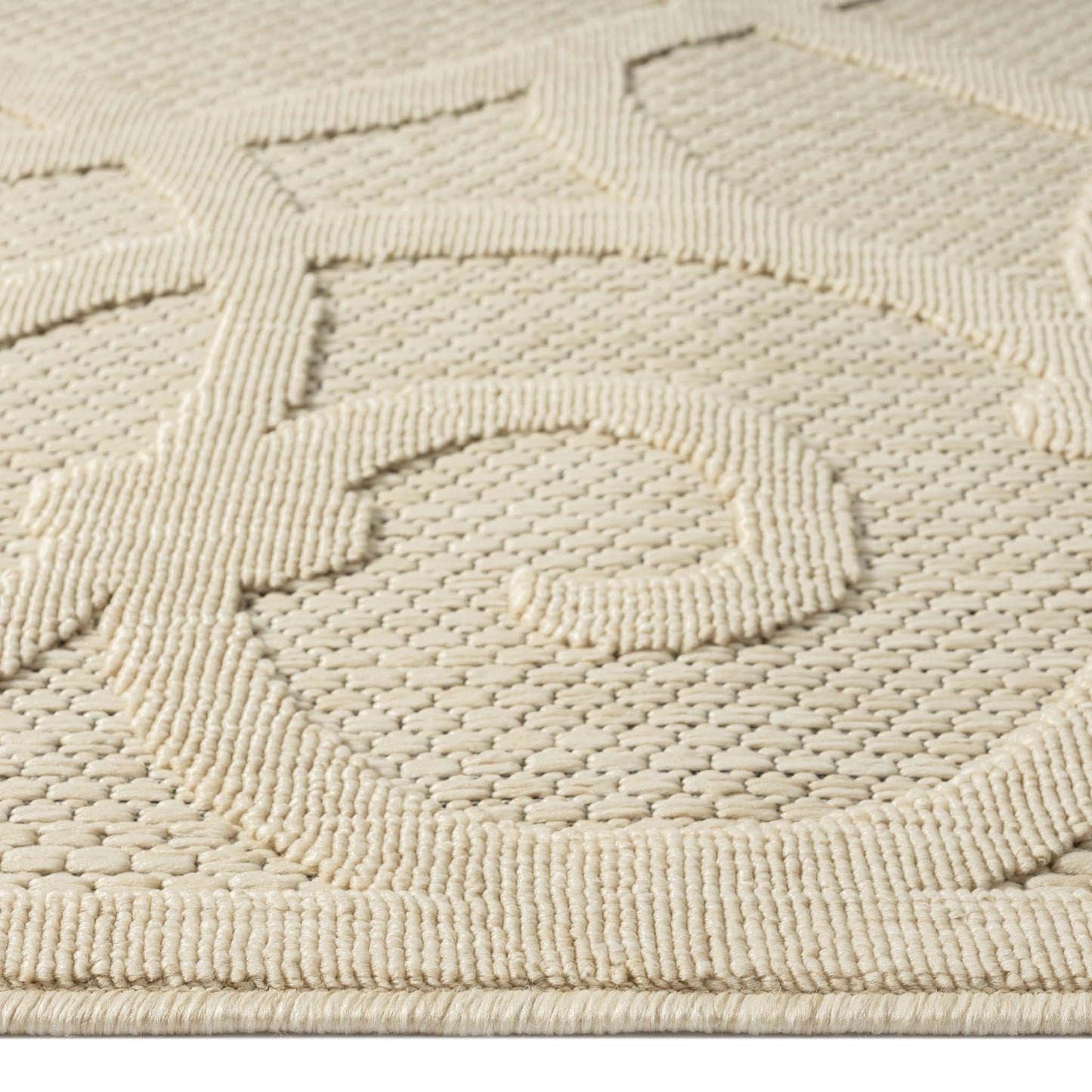 Outdoor Rug - Cream - 120x170