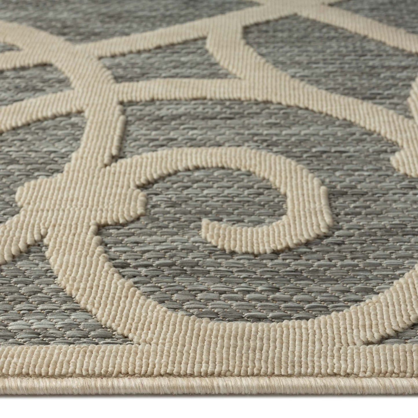 Outdoor Rug - Grey - 120x170