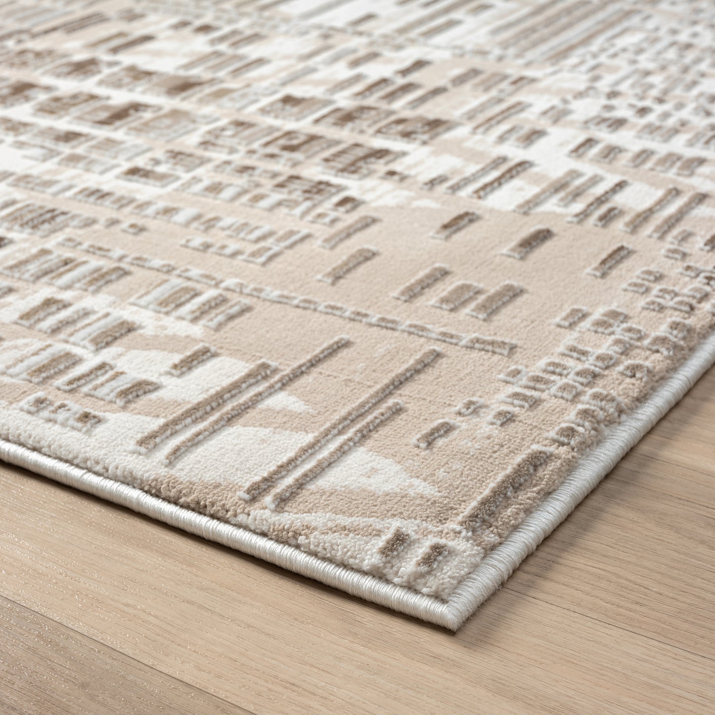 Grande Jacquard Rug - Taupe - 120x170