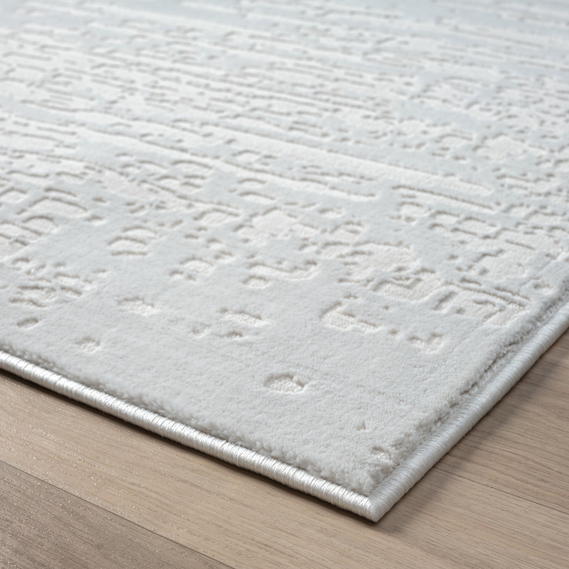 Grande Jacquard Rug - Pearl - 160x230