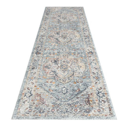 Ornate Persian Vintage Rug - Blue - 160x230