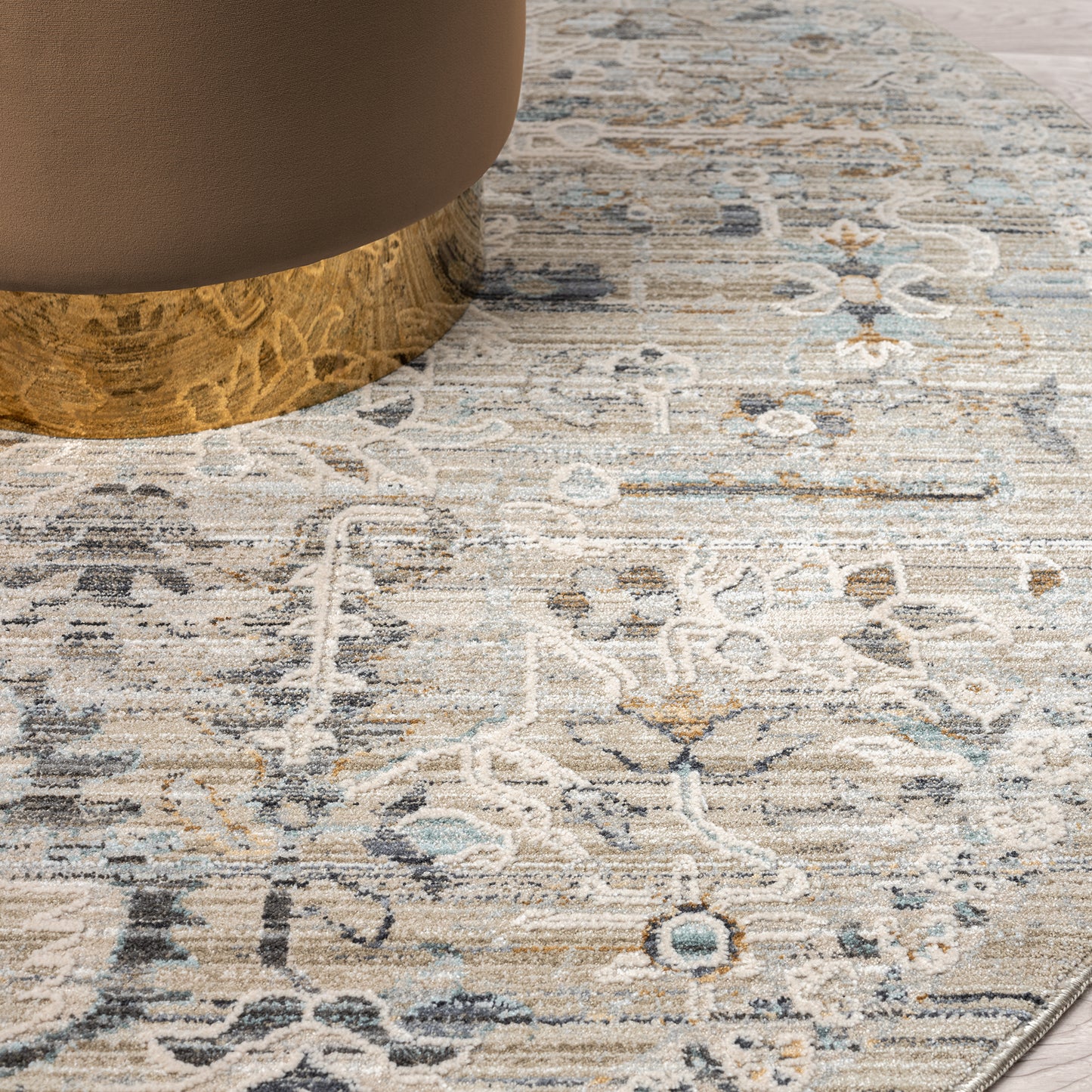 Aubre Contemporary Area Rug - Taupe - 240x320