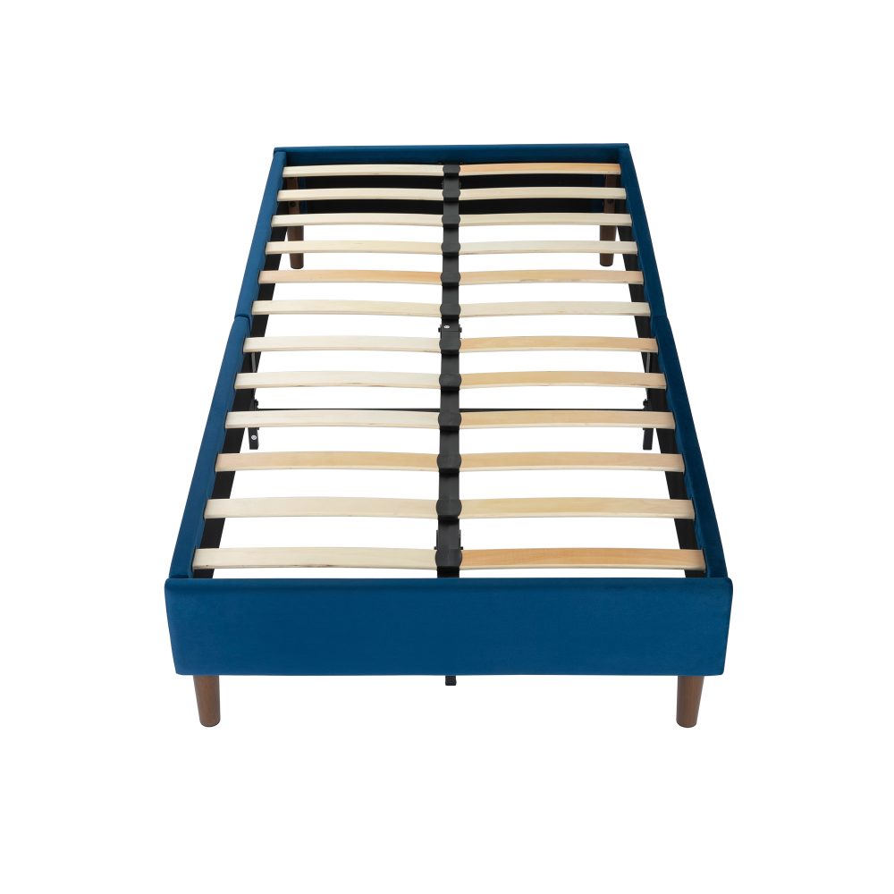 Velvet Blue Bed Frame ‚Äì Double