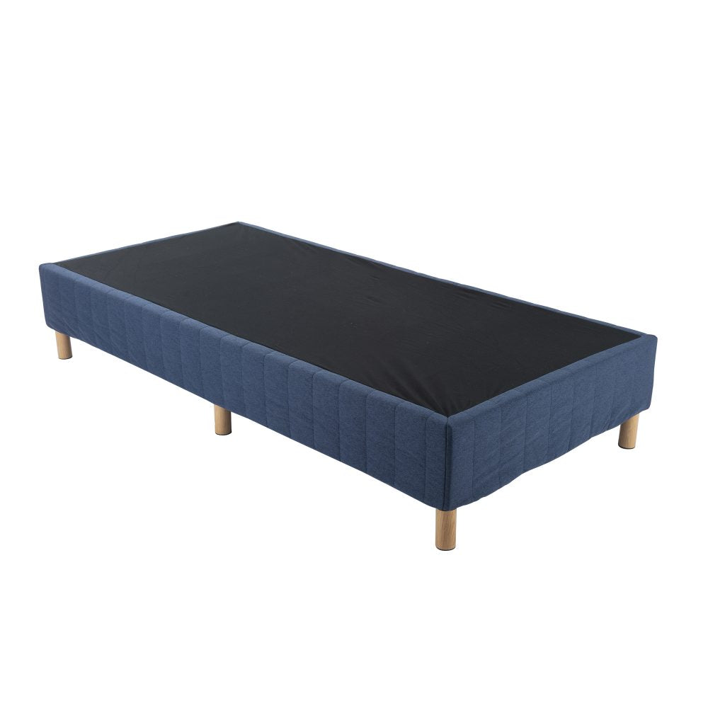 Metal Bed Frame Mattress Foundation Blue ‚Äì Double