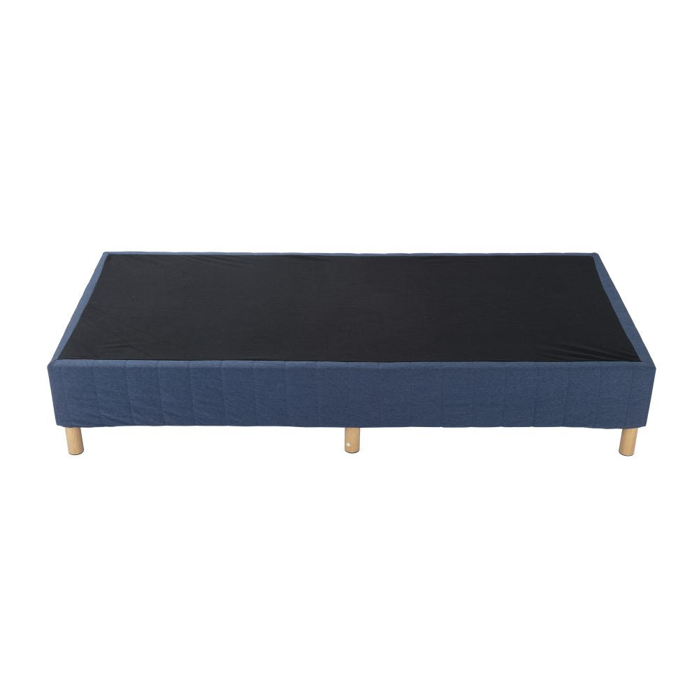 Metal Bed Frame Mattress Foundation Blue ‚Äì Single