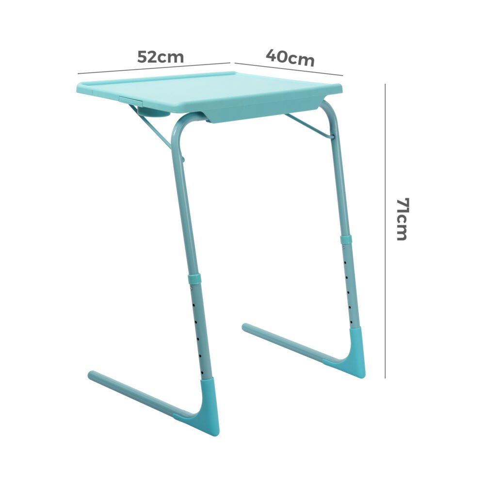 Anywhere Laptop Pro Desk in Turquoise