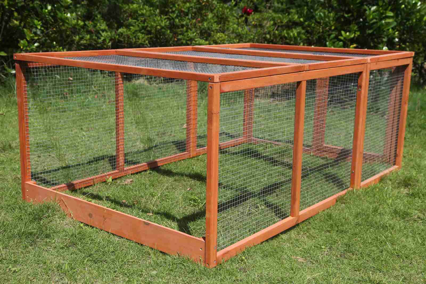 Large Chicken Coop Run Guinea Pig Cage Rabbit Hutch Extension House Pen