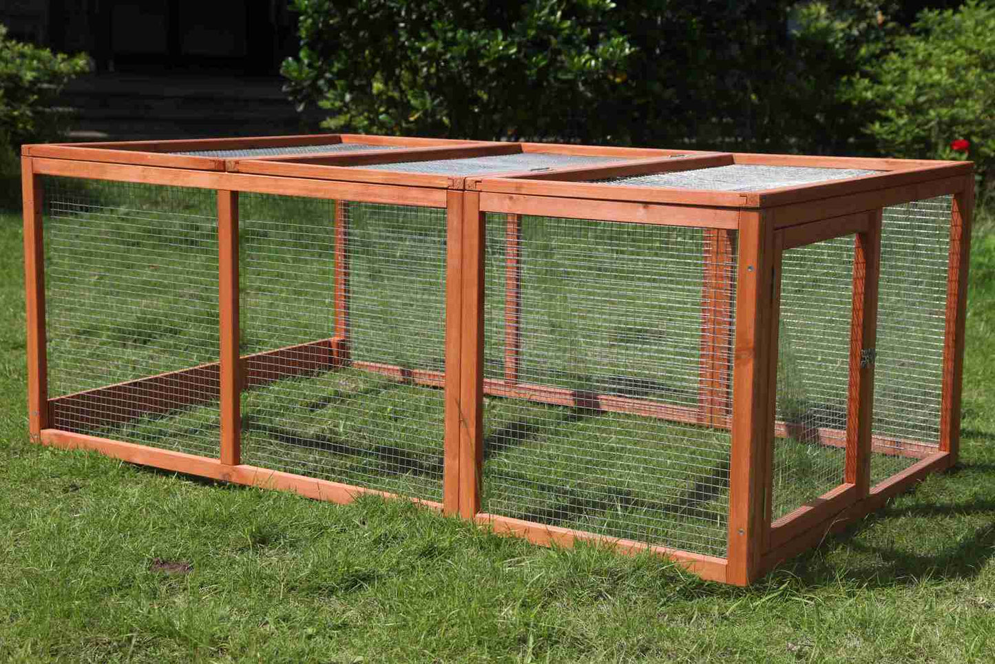 Large Chicken Coop Run Guinea Pig Cage Rabbit Hutch Extension House Pen