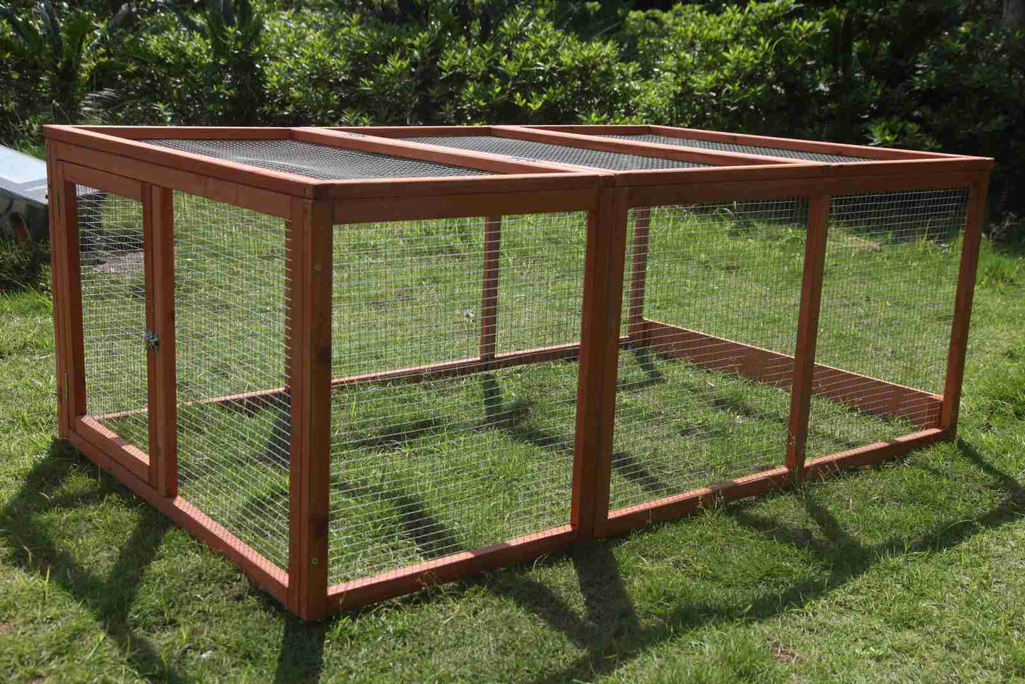 Large Chicken Coop Run Guinea Pig Cage Rabbit Hutch Extension House Pen