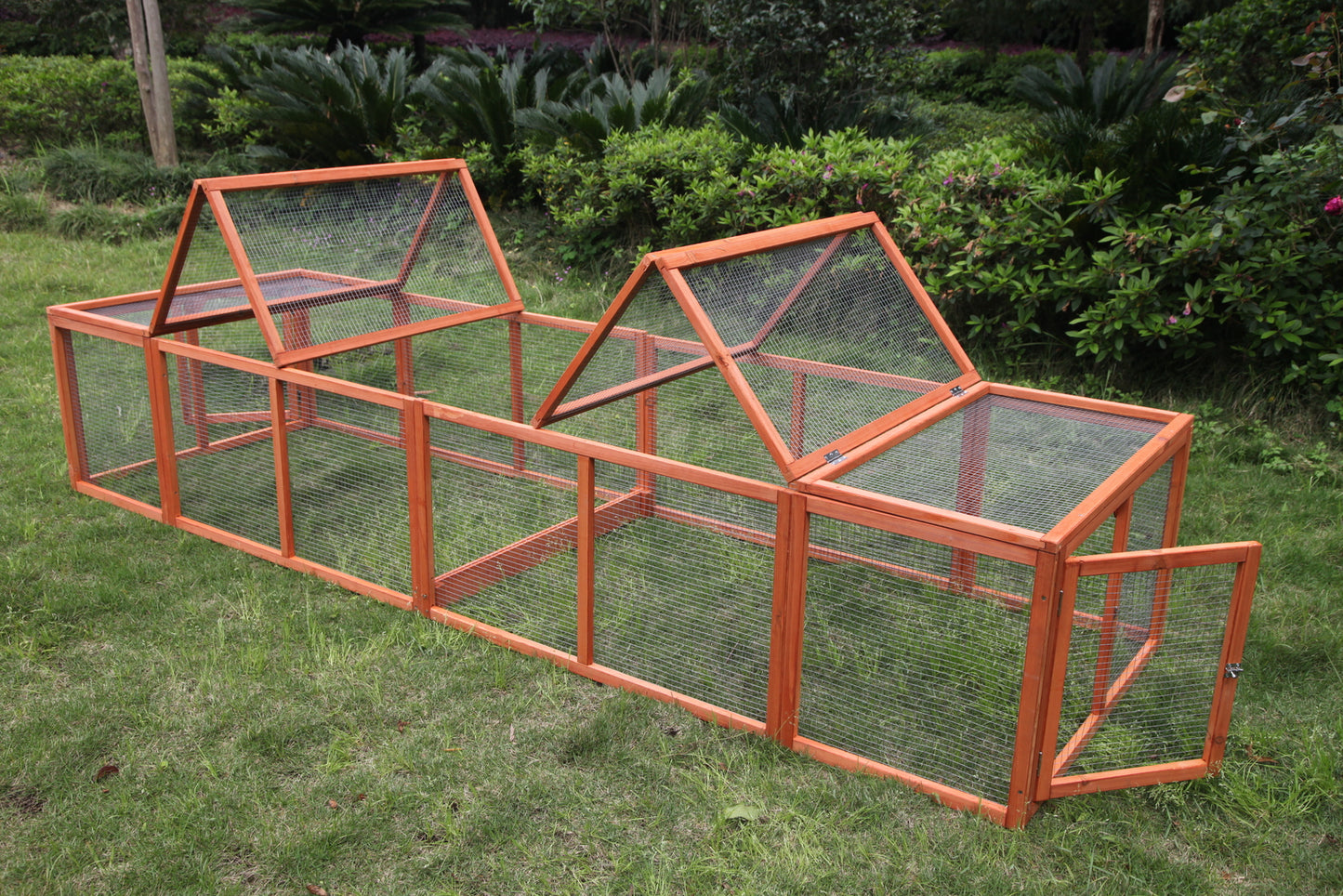 290 cm XL Chicken Coop Run Guinea Pig Cage Villa Extension Rabbit Hutch Cat Kitten House Pen