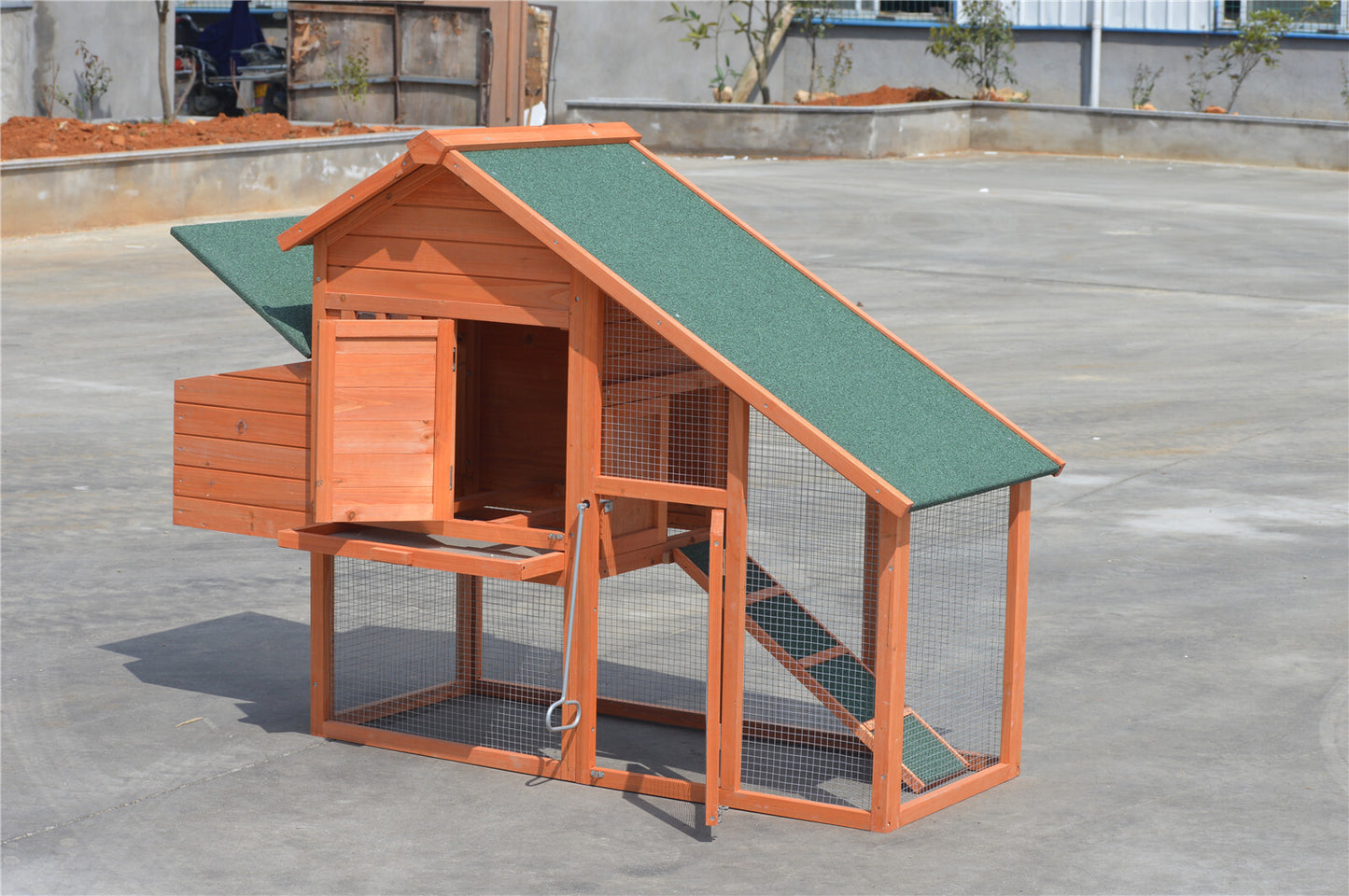 Large Chicken Coop Rabbit Hutch Ferret Cage Hen Chook Cat Kitten House