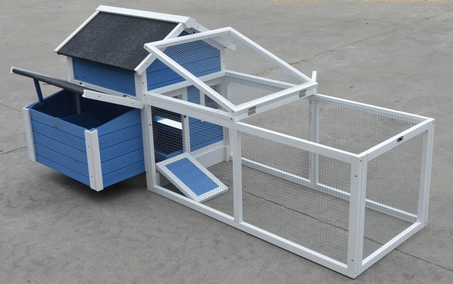 Large Chicken Coop Rabbit Hutch Ferret Cage Hen Chook Cat House