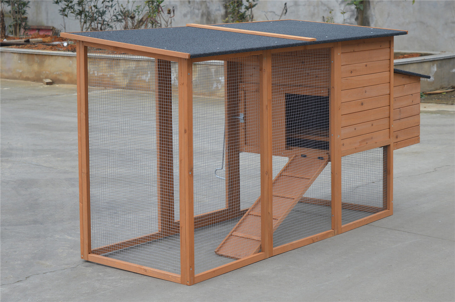 Large Chicken Coop Rabbit Hutch Cat Ferret Cage Hen Chook House