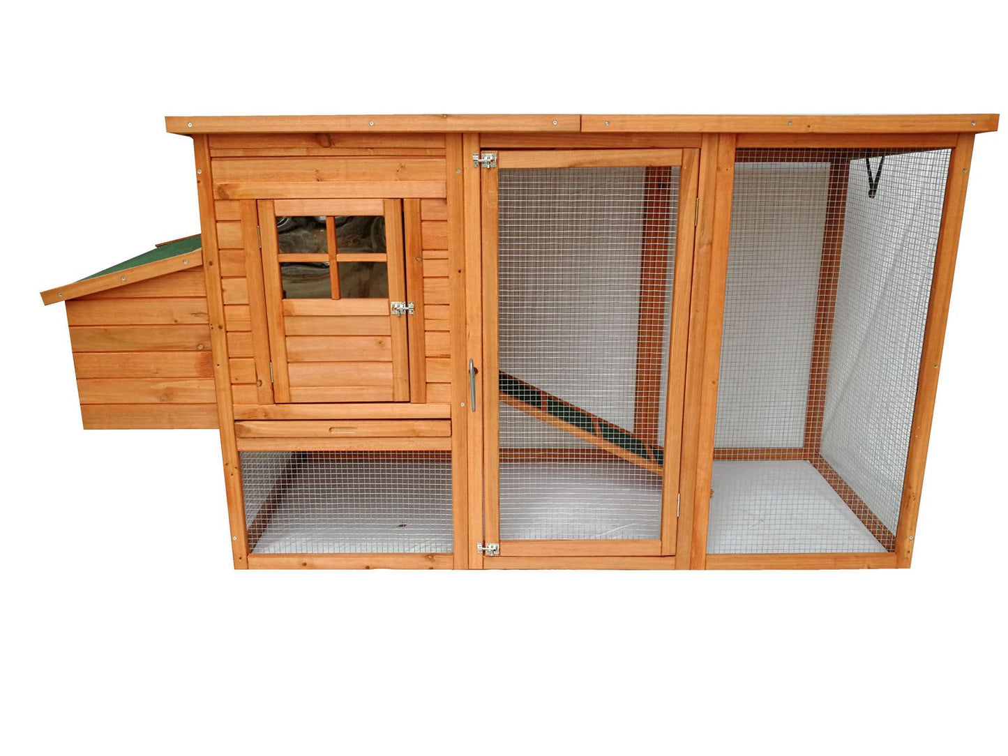 Large Chicken Coop Rabbit Hutch Ferret Cat Guinea Pig Cage Hen Chook House With Open Roof