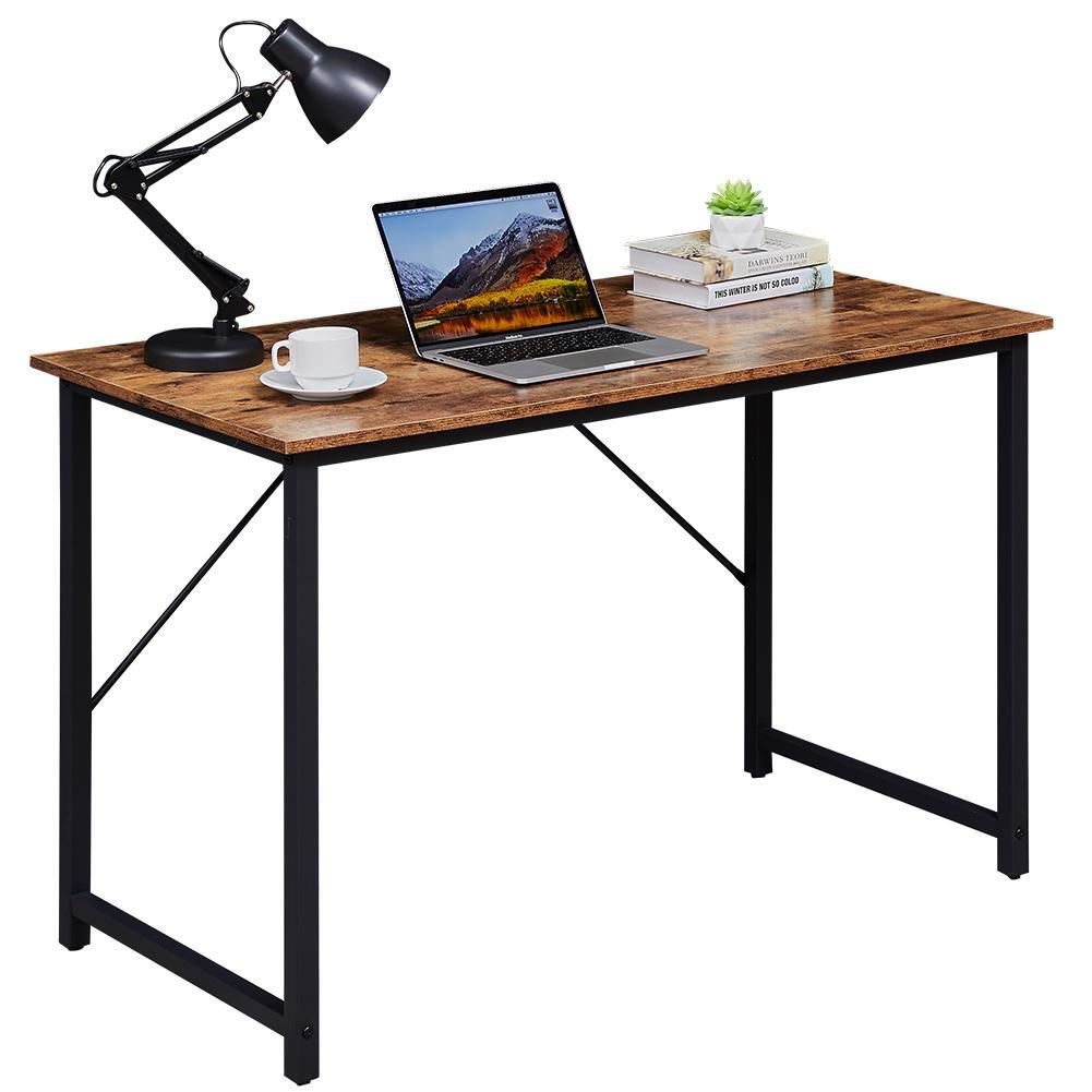 Computer Desk, Sturdy Home Office Desk for Laptop, Modern Simple Style Writing Table, Multipurpose Workstation