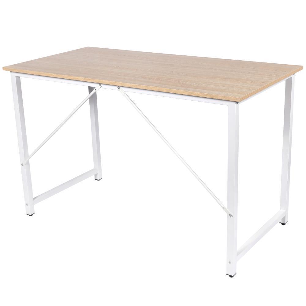 Computer Desk, Sturdy Home Office Laptop Desk Modern Writing Table, Multipurpose Workstation