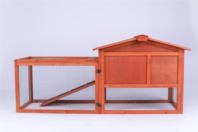 Rabbit Hutch Metal Run Wooden Cage Guinea Pig Cage House