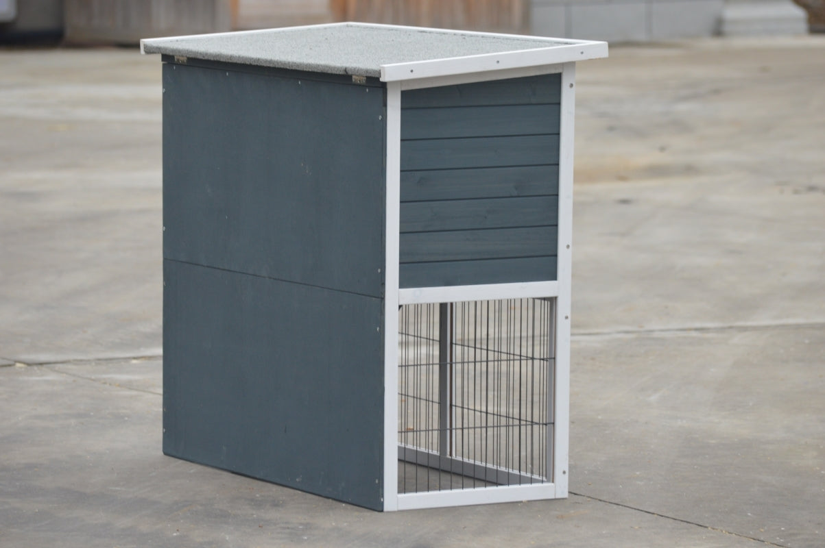 L Double Storey Rabbit Hutch Guinea Pig Cage , Ferret cage W Pull Out Tray