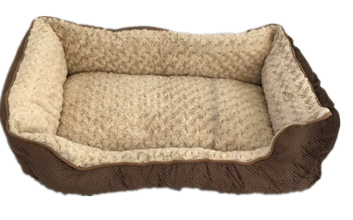 Large Washable Soft Pet Dog Cat Bed Cushion Mattress-Brown