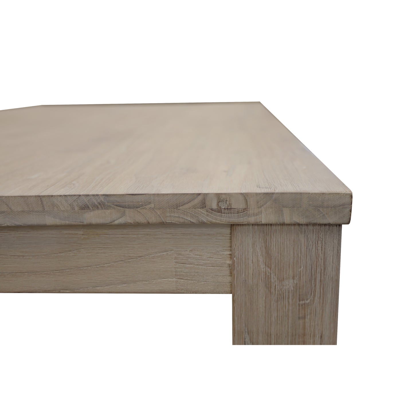 Dining Table 150cm Solid Mt Ash Wood Home Dinner Furniture - White