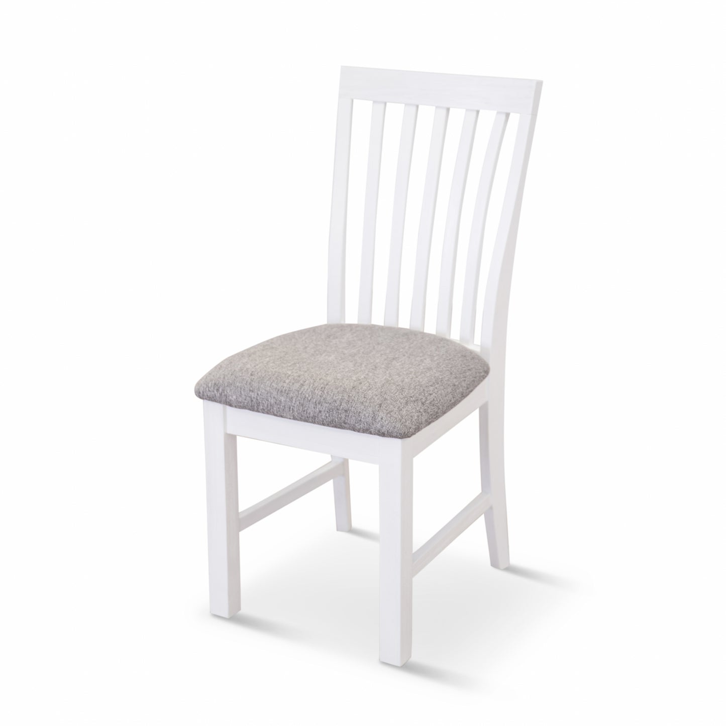 Dining Chair Set of 4 Solid Acacia Timber Wood Coastal Furniture - White