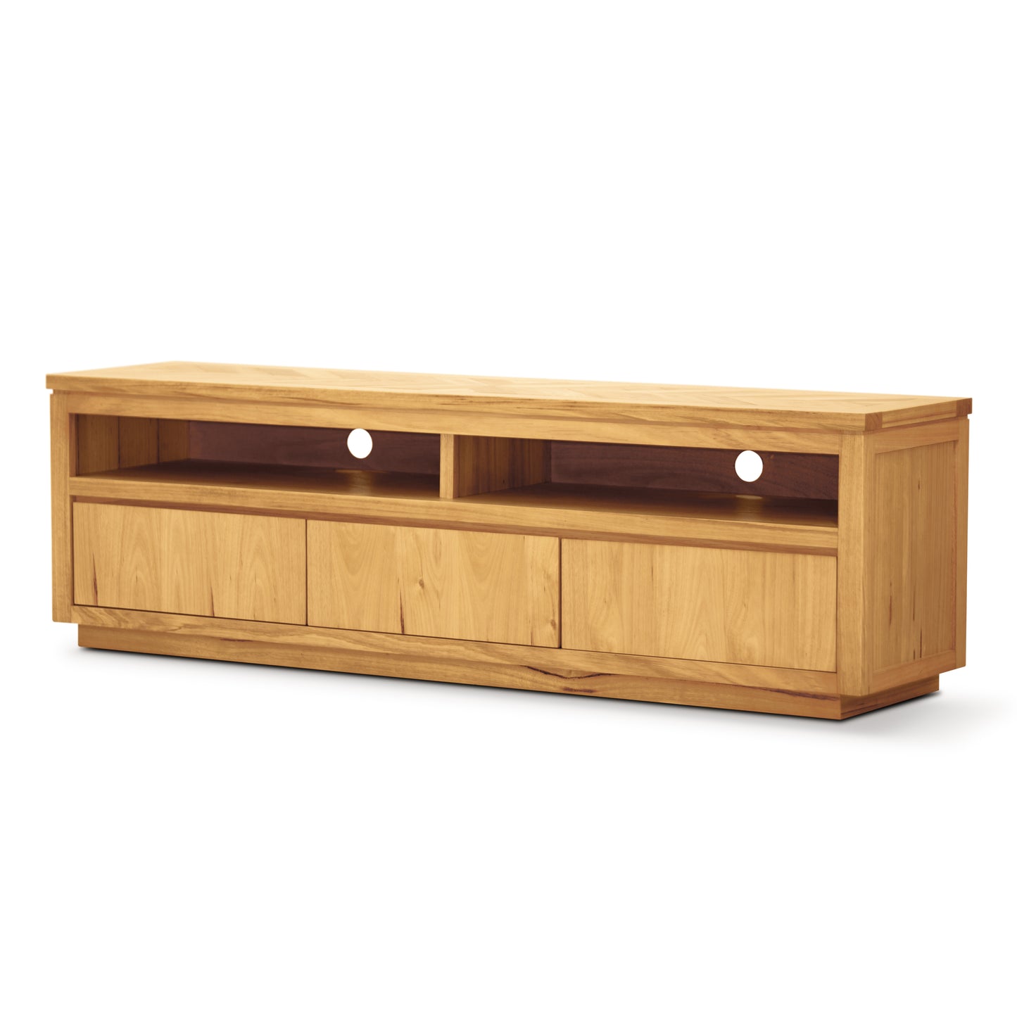 Rosemallow ETU Entertainment TV Unit 185cm 3 Drawer Solid Messmate Timber Wood