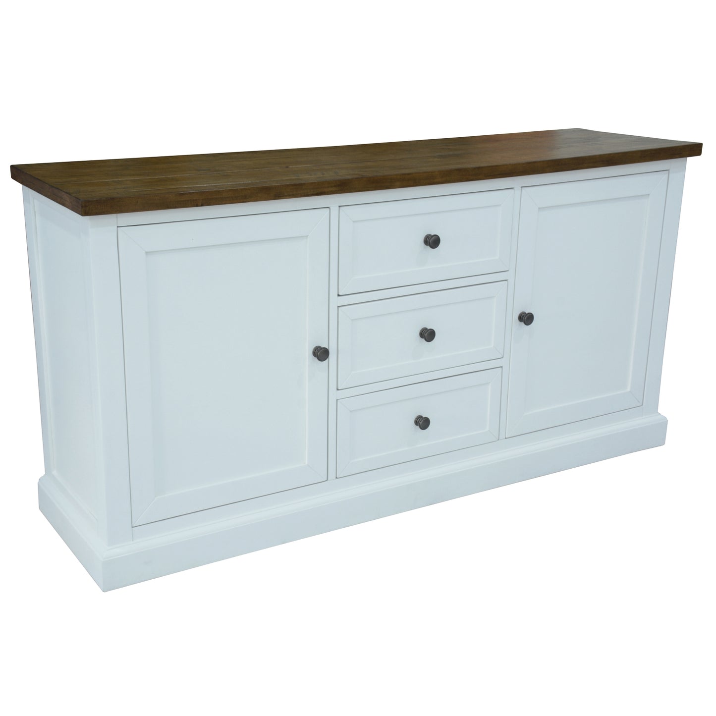 Norah Buffet Table 165cm 3 Door 3 Drawer Solid Acacia Timber Wood