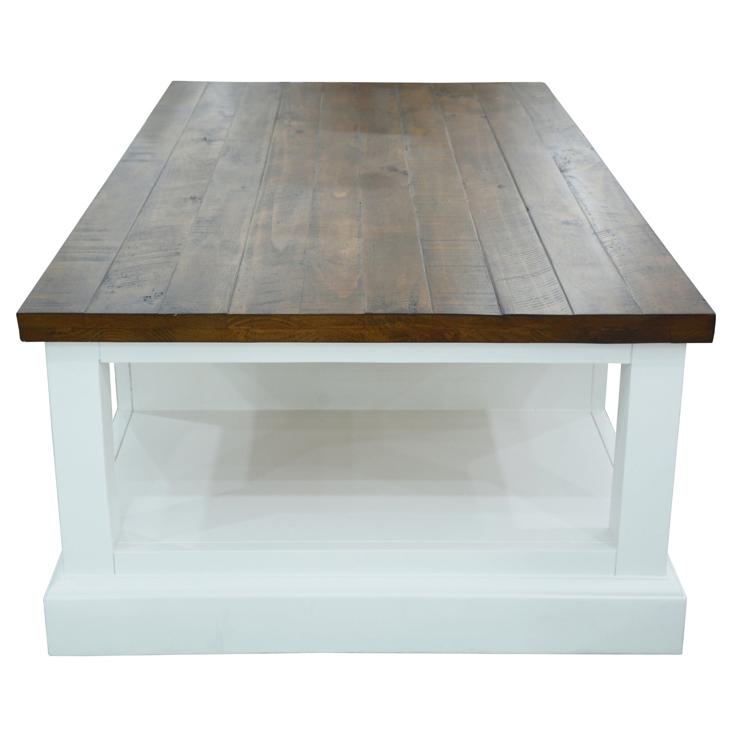 Coffee Table Norah 130cm 2 Drawer Solid Acacia Timber Wood