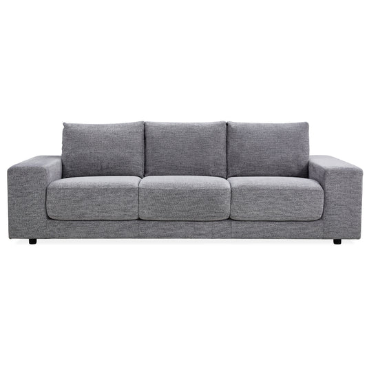 Eliana 4 Seater Sofa Fabric Uplholstered Lounge Couch - Fog